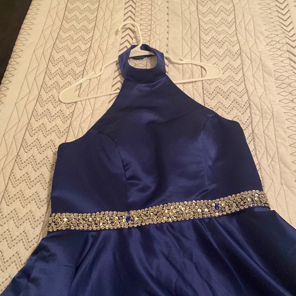 Royal blue prom dress